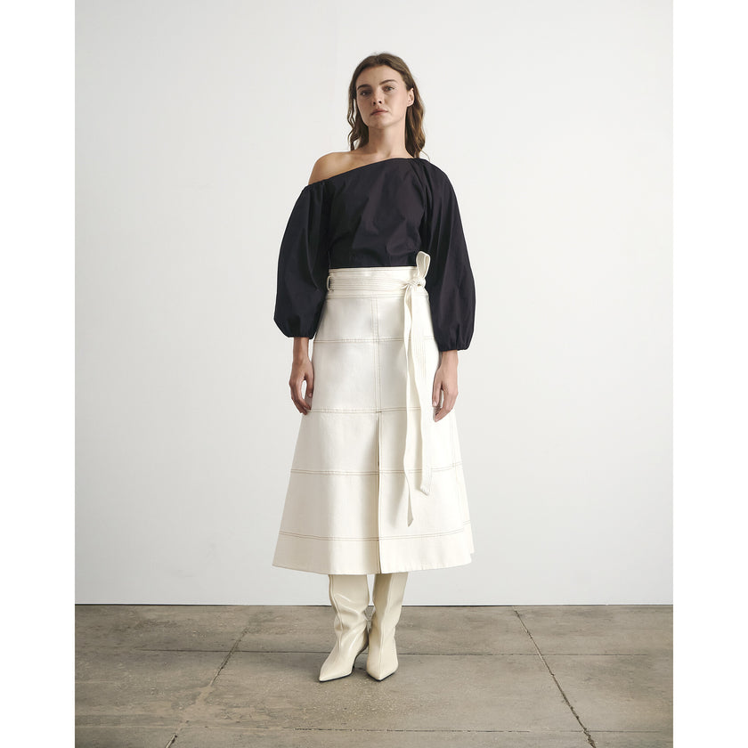 Denim Hudson Skirt, Cream