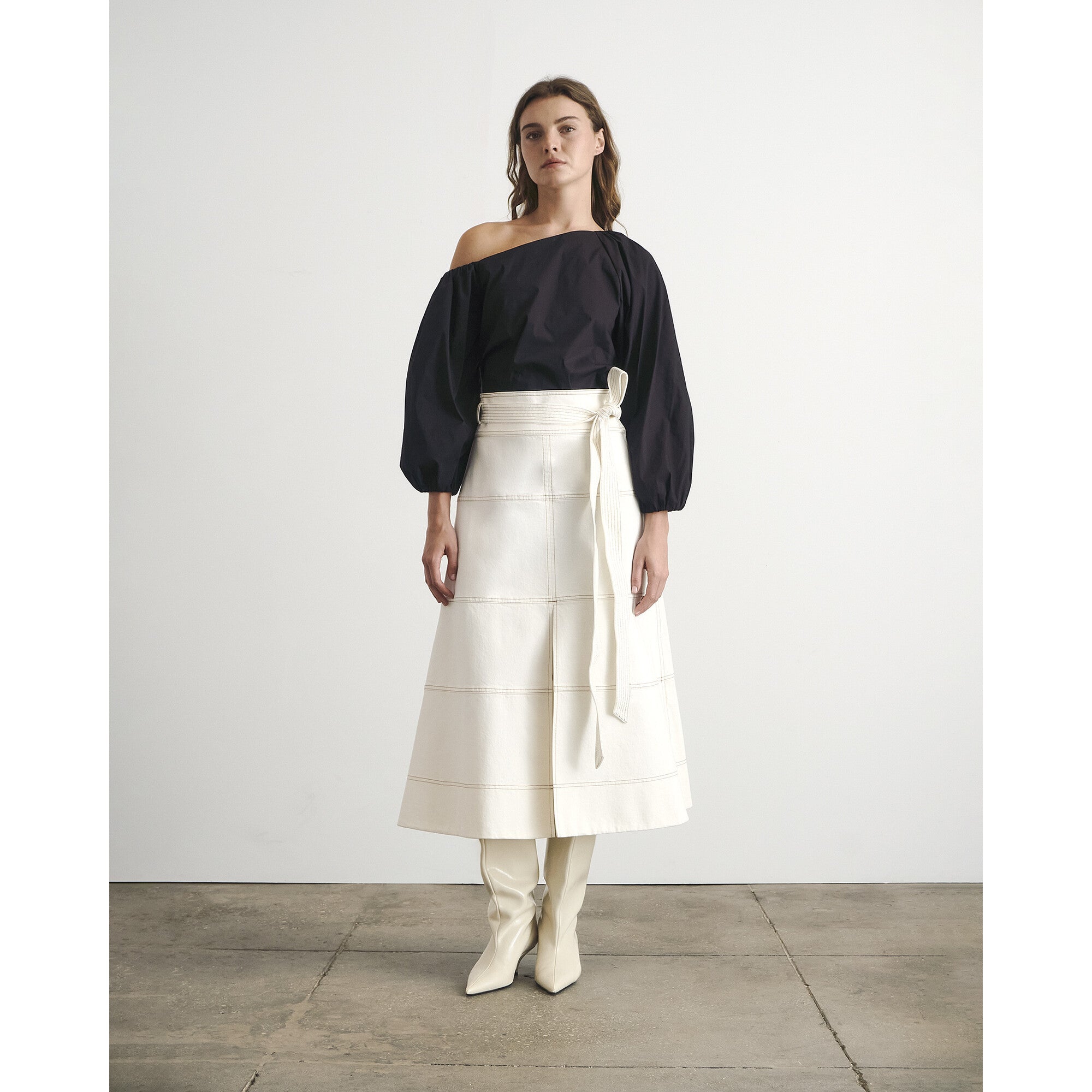 Denim Hudson Skirt, Cream