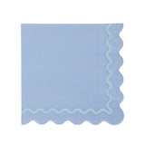 Packed Party Rainbow Ric Rac Assorted Lunch Napkins 20ct - Multicolor Ric Rac Detail 3-Ply Napkins in 5 Bold Color Combinations
