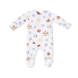 Sunny Sandcastles - 2 Way Zipper Footie
