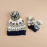 Fairisle Knit Hat, Pastel