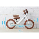 12" Balance Bike (Alloy) - White