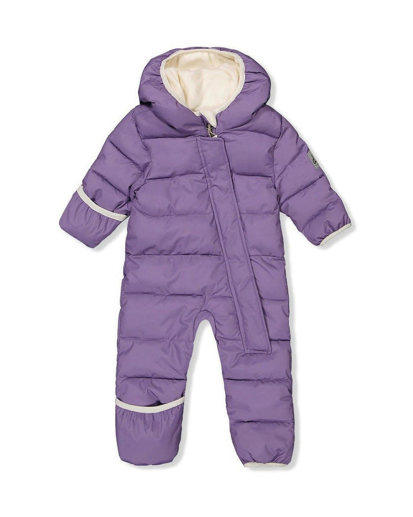 Baby Cloud One Piece Snowsuit Adapted For Car Seats Violet