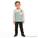 Playful Pocket Tee | Holiday Dino