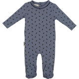 Winter Berries Round Neck Long Sleeve Footie