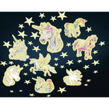 The Original Glowstars: Glowstars & Unicorns Self-Adhesive Pads for Décor