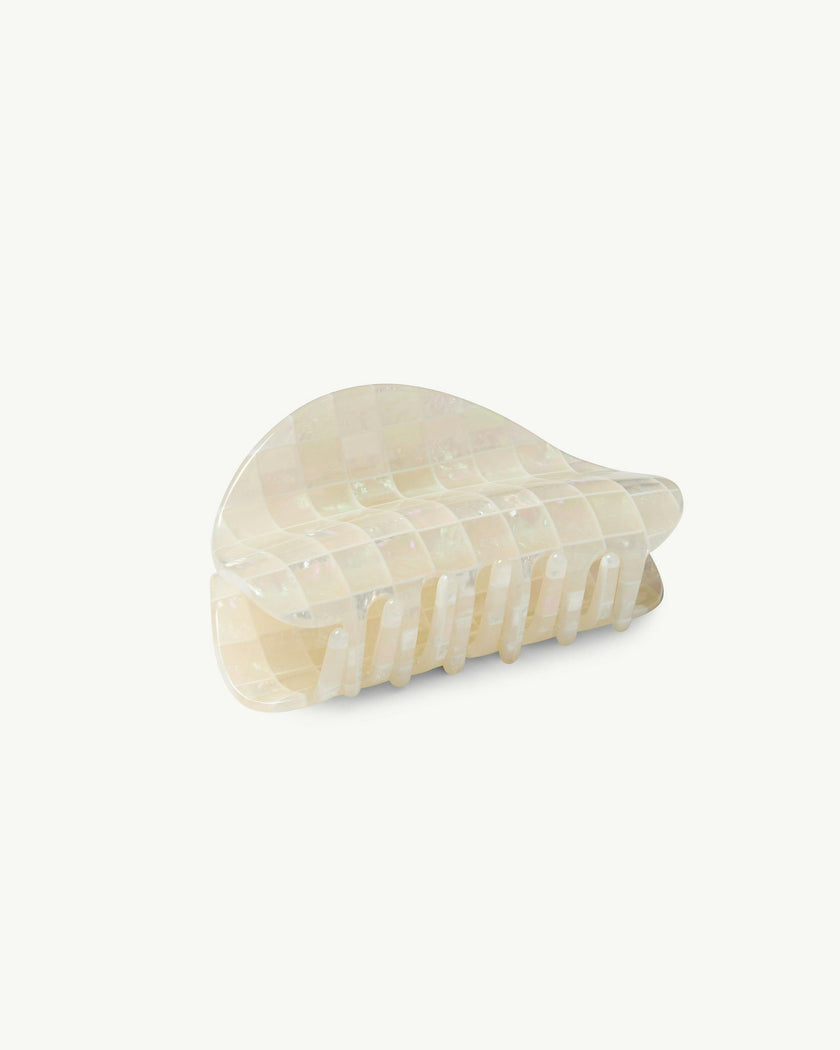 Crescent Claw in Opalite Shell Checker