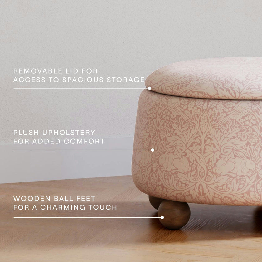 Namesake Morris & Co. x Namesake Tuffet Storage Ottoman