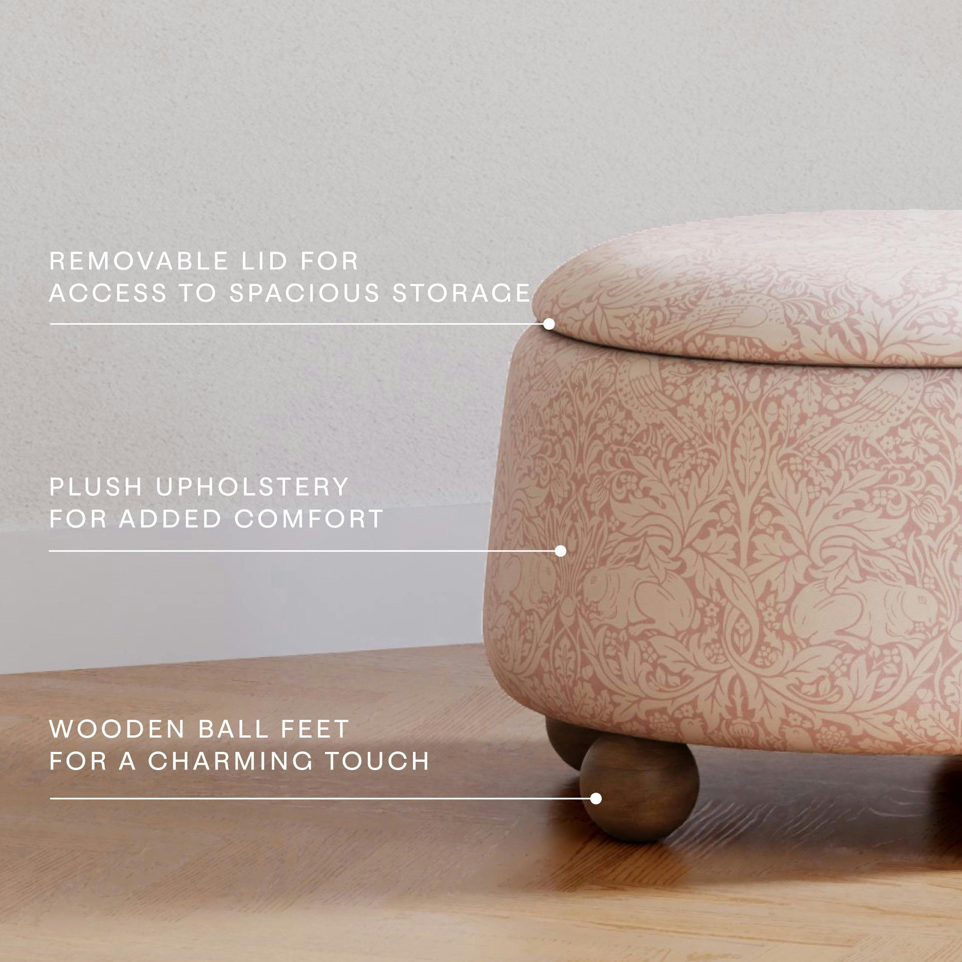 Namesake Morris & Co. x Namesake Tuffet Storage Ottoman