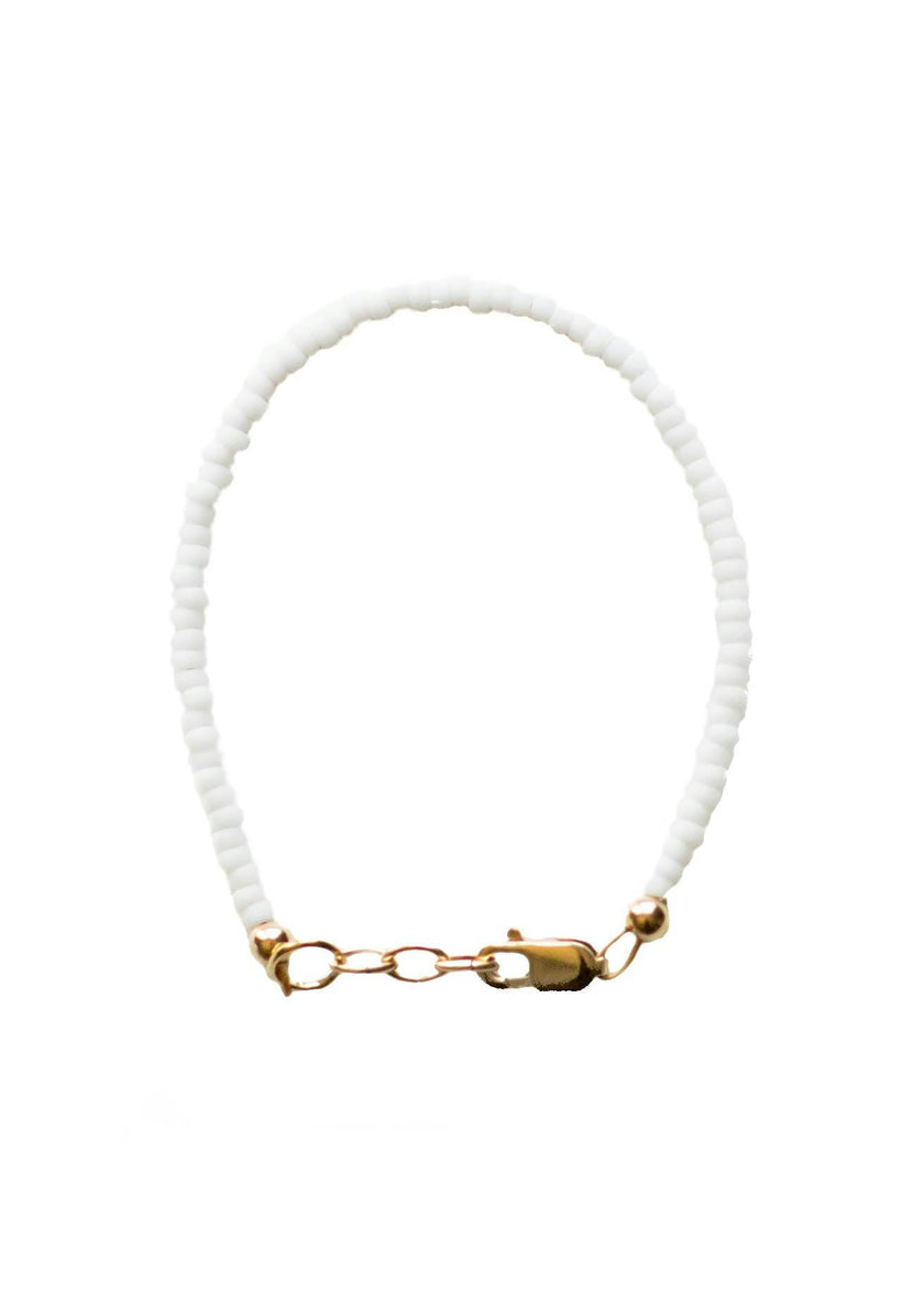 Basic White Bracelet