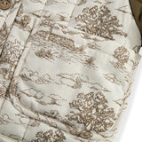 Country Toile Quilted Coat