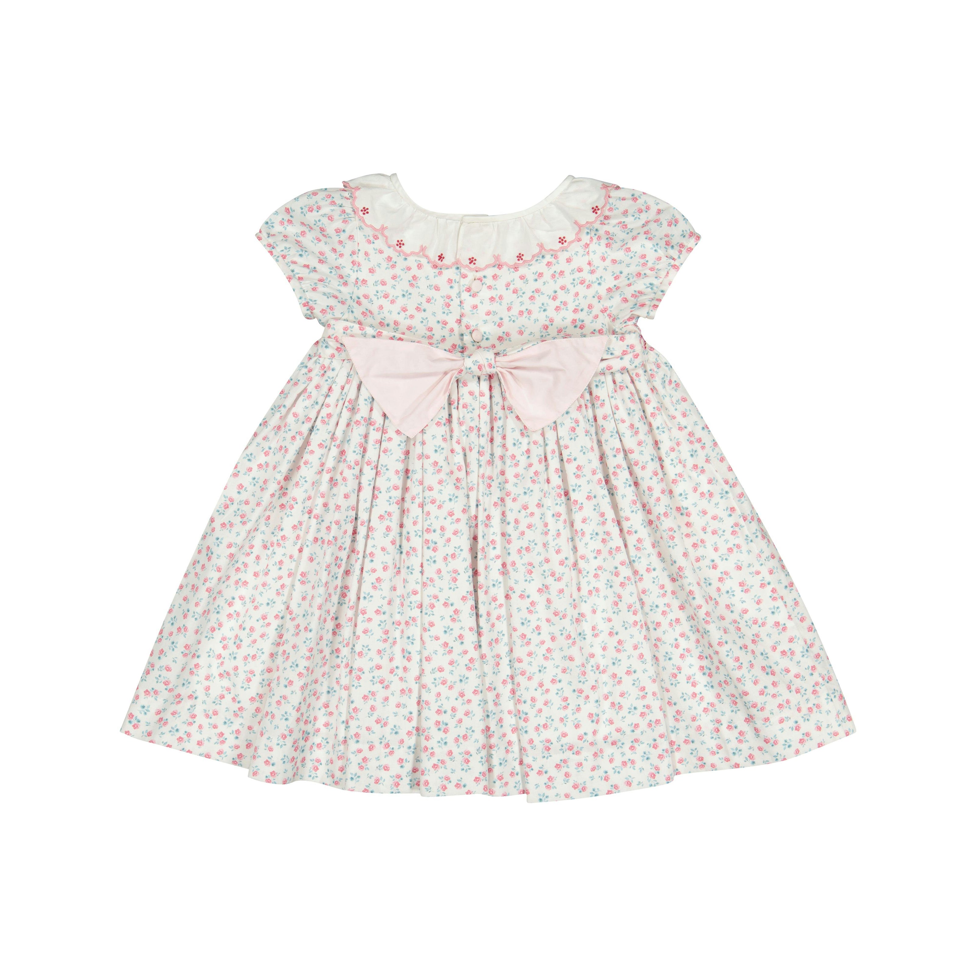 Isadora Pink Floral Empire Dress