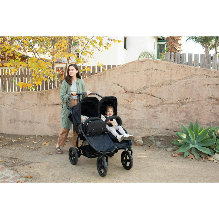 Indie Twin Black Double Stroller