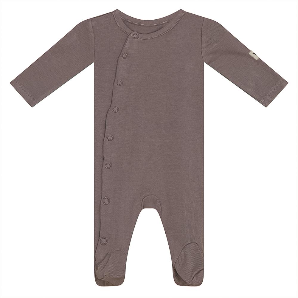 Snap Down Onesie Dark Almond