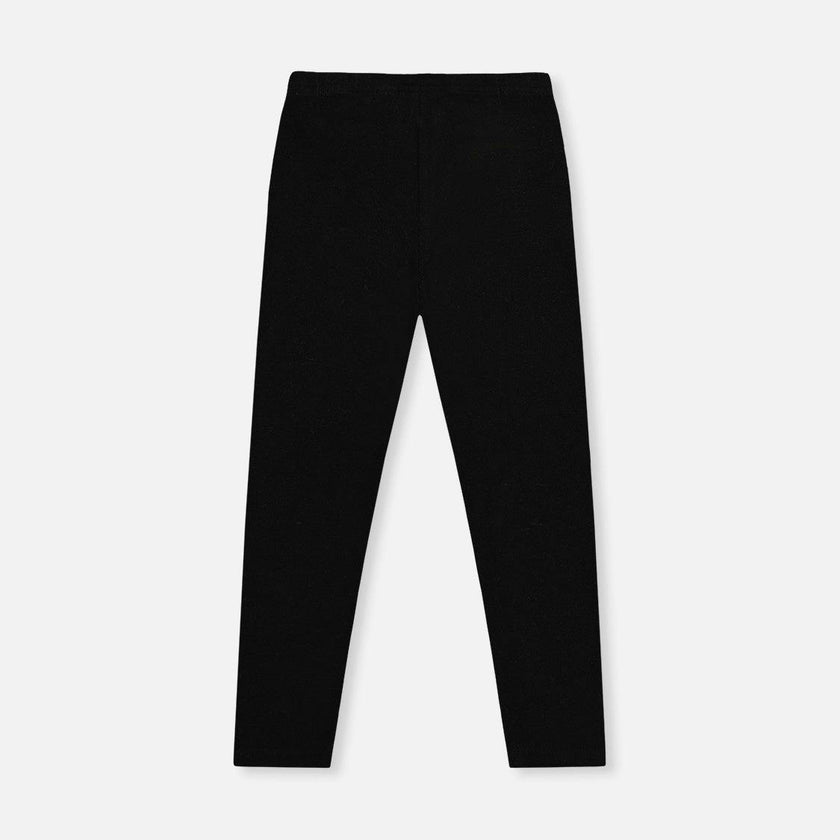 Rib Leggings Black