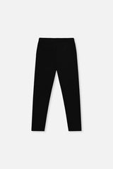 Rib Leggings Black