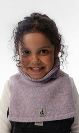 Knit Turtle Neckwarmer Lavender