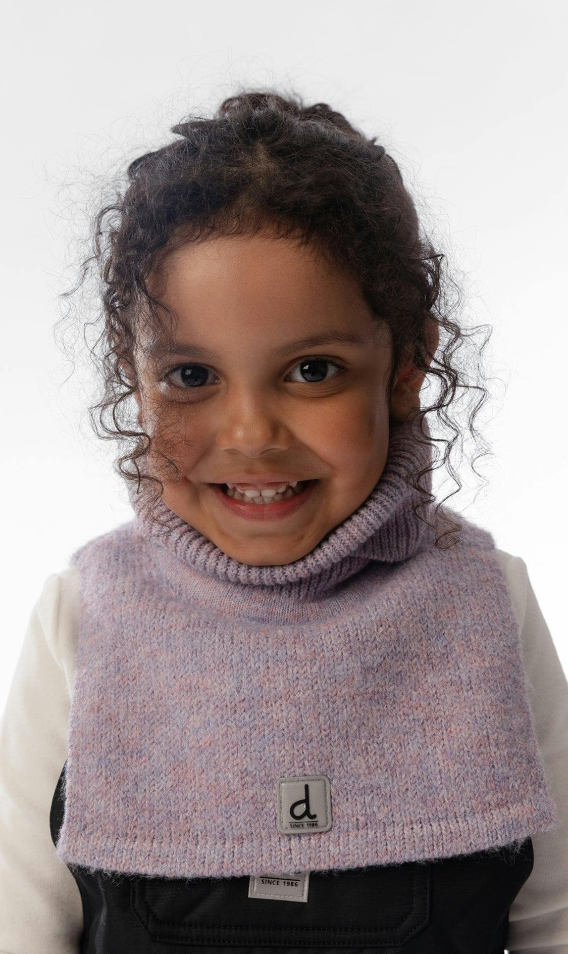 Knit Turtle Neckwarmer Lavender
