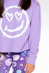 Washed Cotton Long Sleeve Easy Tee