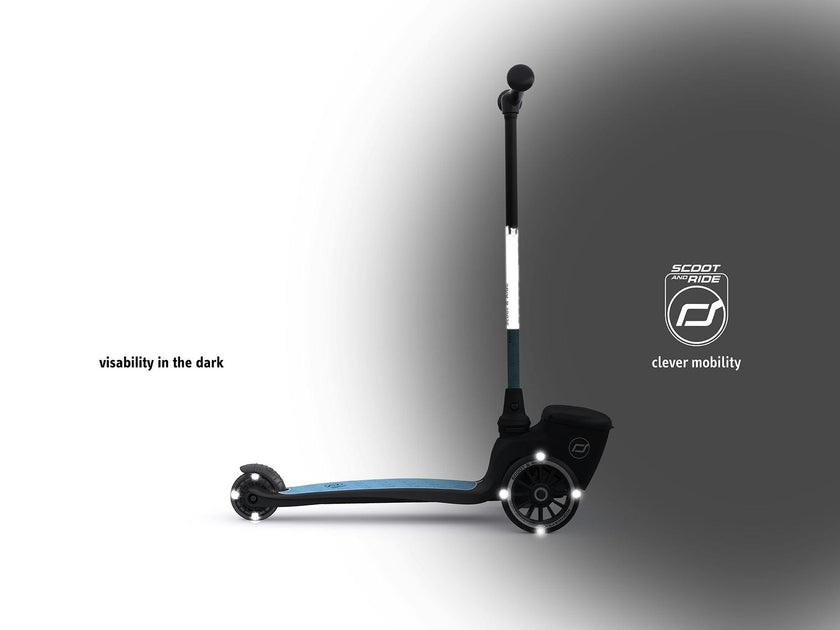 Highwaykick 2 Lifestyle Scooter Reflective Steel