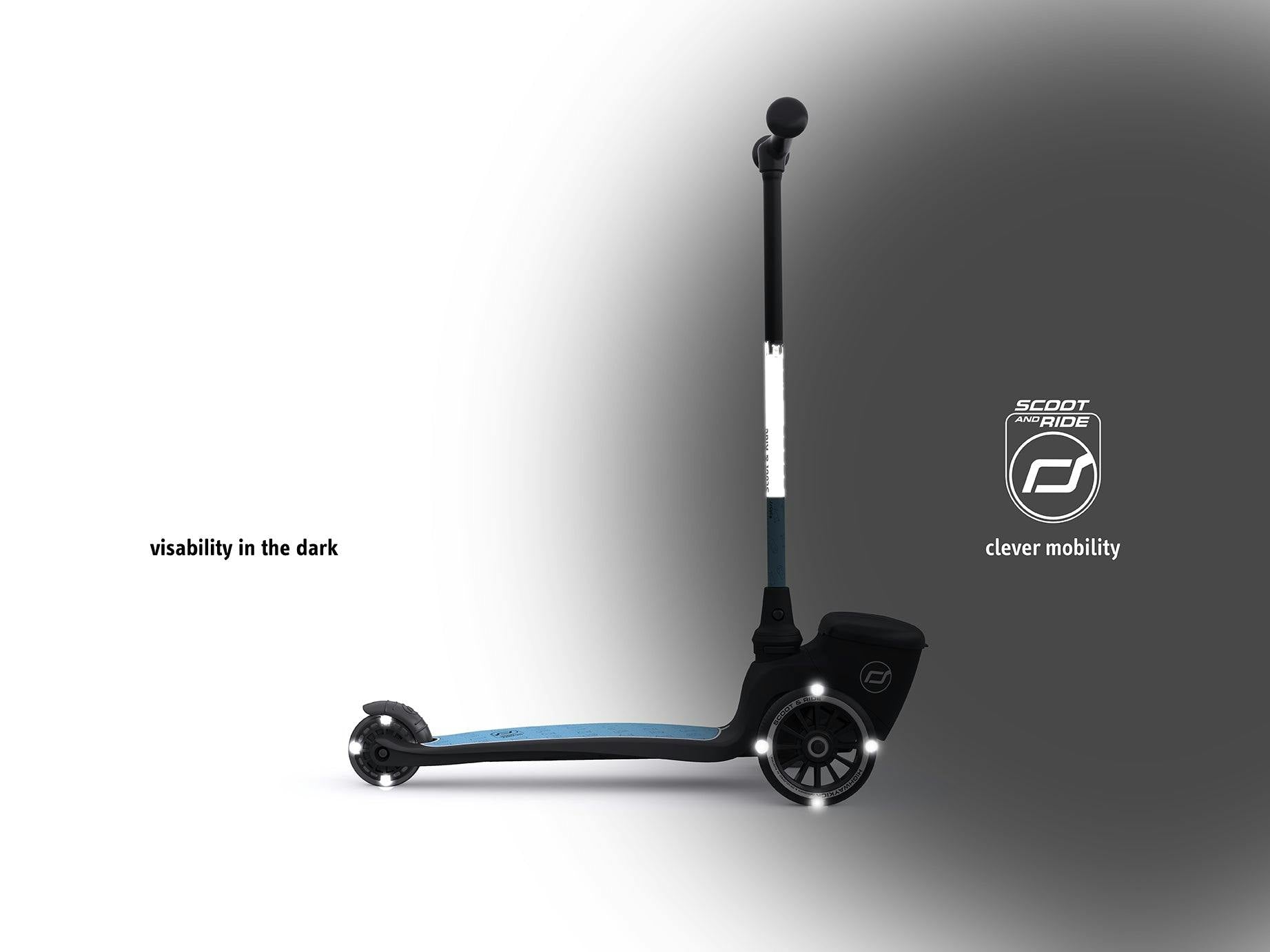 Highwaykick 2 Lifestyle Scooter Reflective Steel