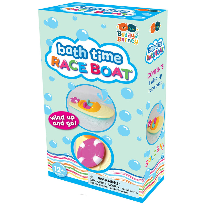 Bath Time: Wind-Up Race Boat