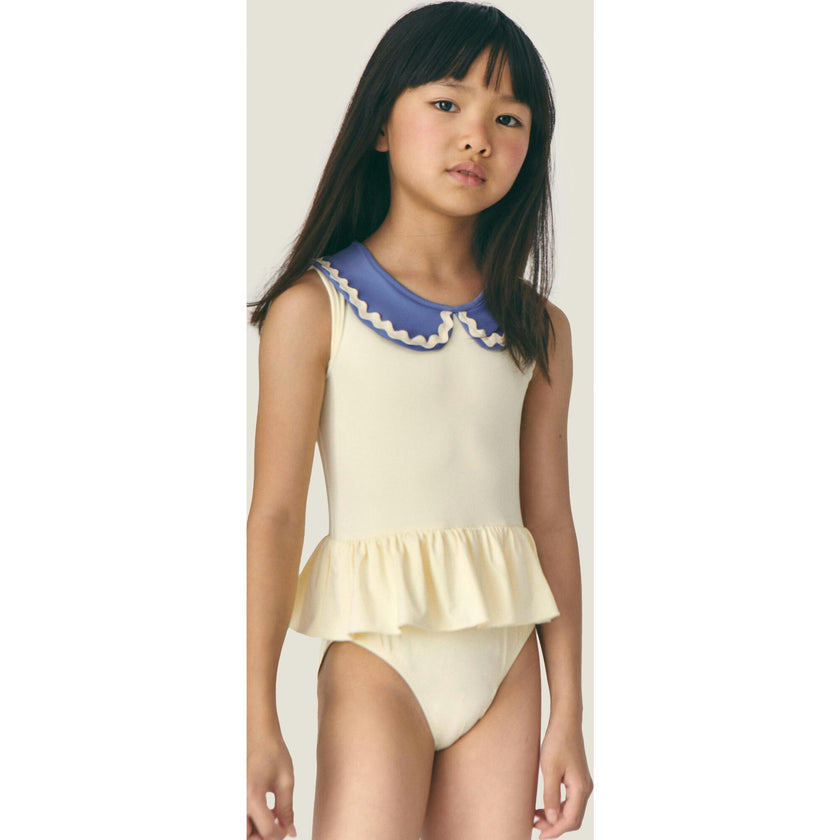 Mipounet SS26 Olie, Swimwear Ecru Blue