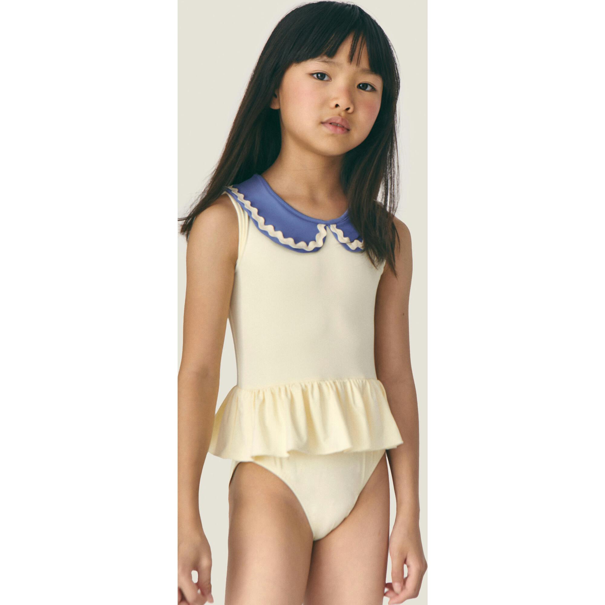 Mipounet SS26 Olie, Swimwear Ecru Blue