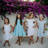Damask Summer Tier Dress