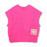 Pink Fluffy Knit Sweater