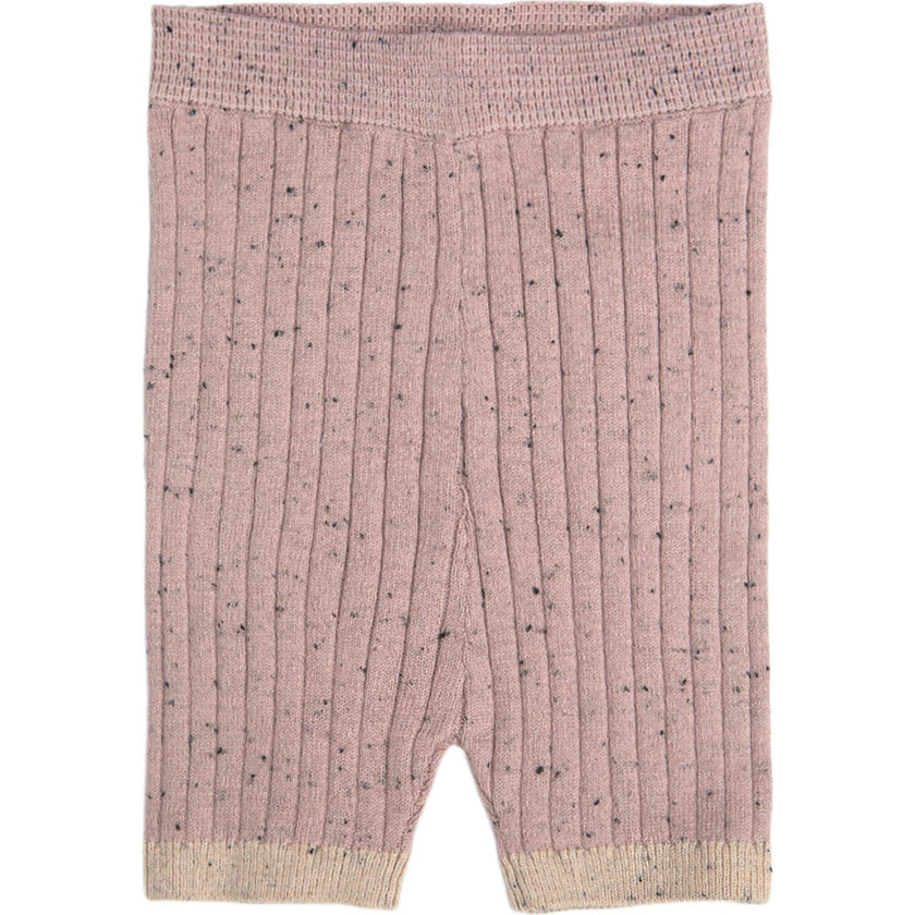 Ribbed Knit Retro Biker Shorts