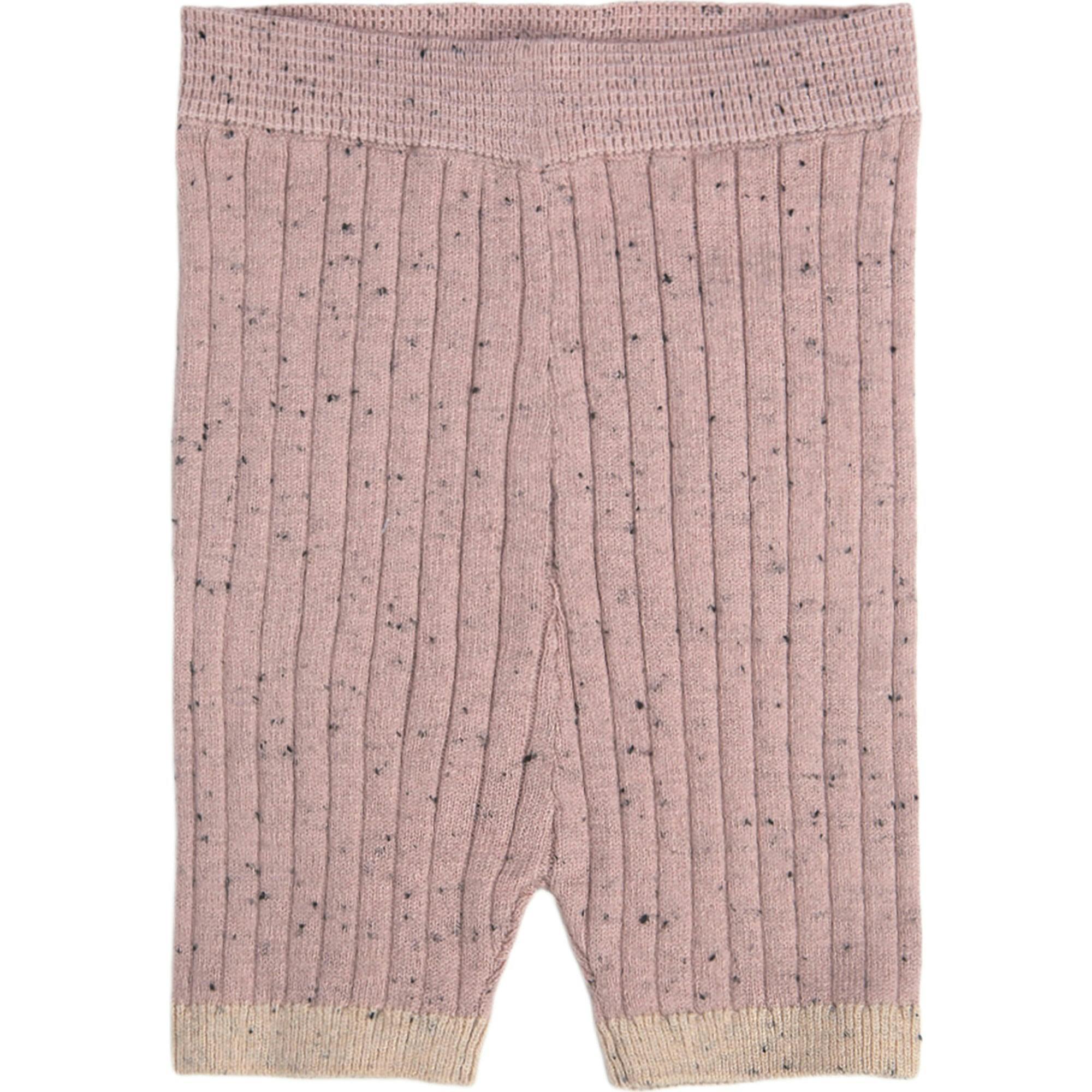 Ribbed Knit Retro Biker Shorts