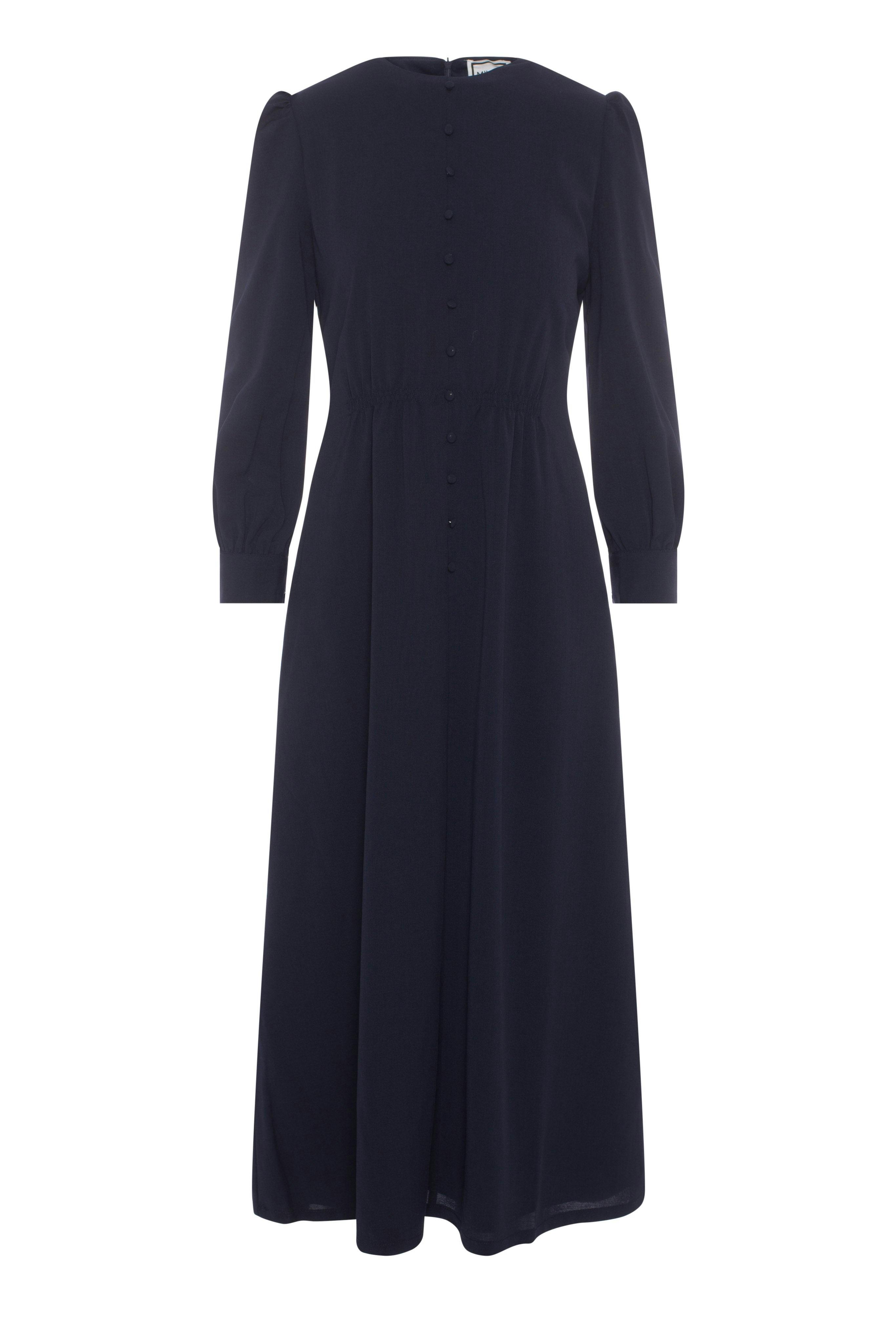 Linen Midi Button Dress