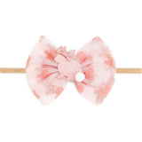 Honey Bunny Easter Tulle Bow Baby Headband