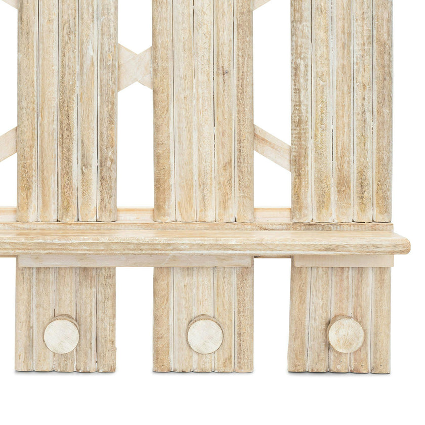 Charlie Farmhouse Wooden Fence Wall Shelf