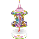 Contixo Carousel Building Block Set W/ Music Box