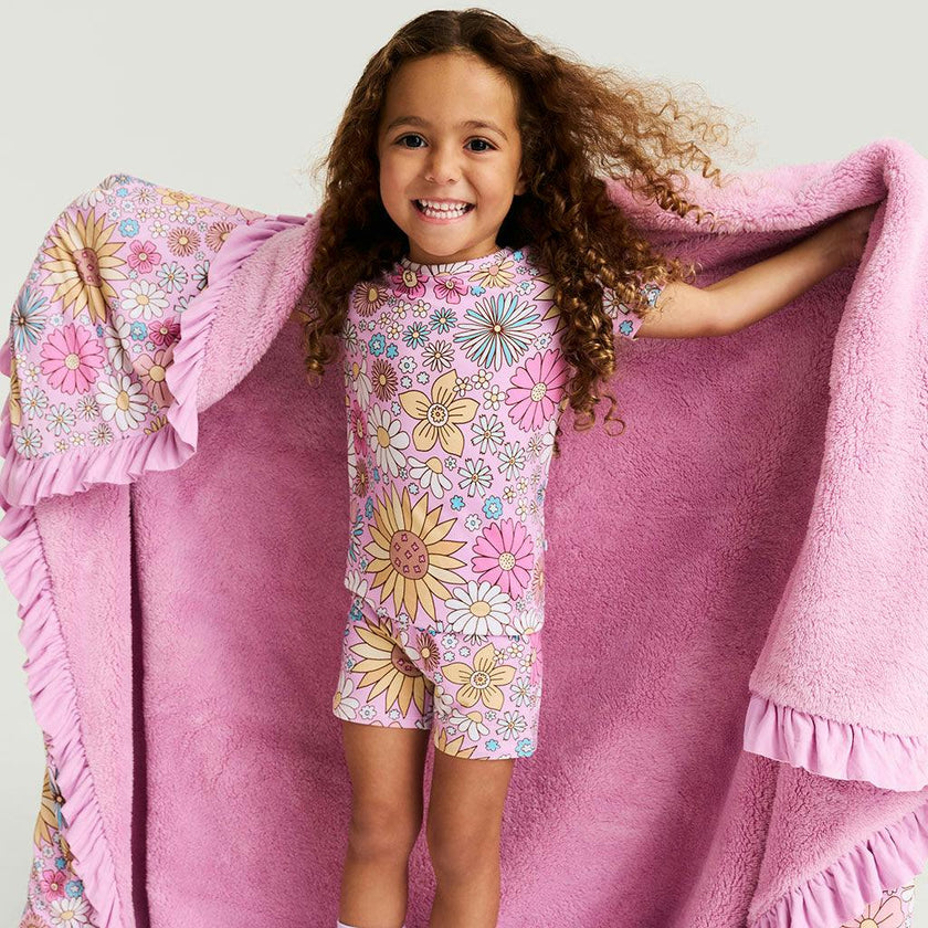 Presley Pink Classic Pajama Short Set