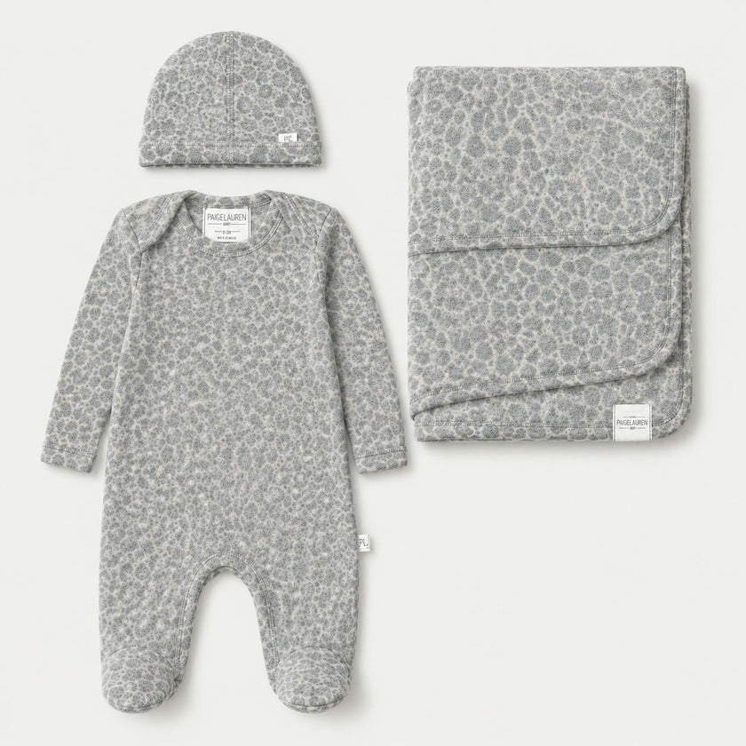 Brushed Hacci Animal Newborn Essentials Set