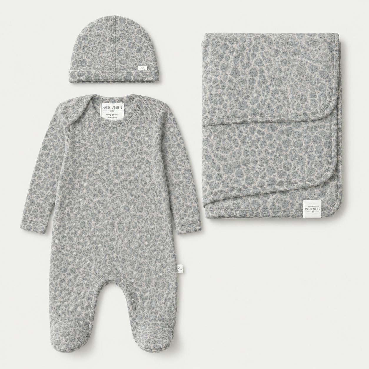 Brushed Hacci Animal Newborn Essentials Set
