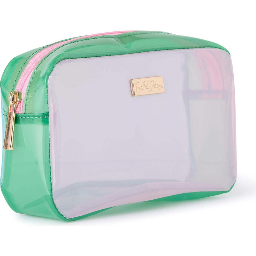Retro Jelly Colorblock Pouch
