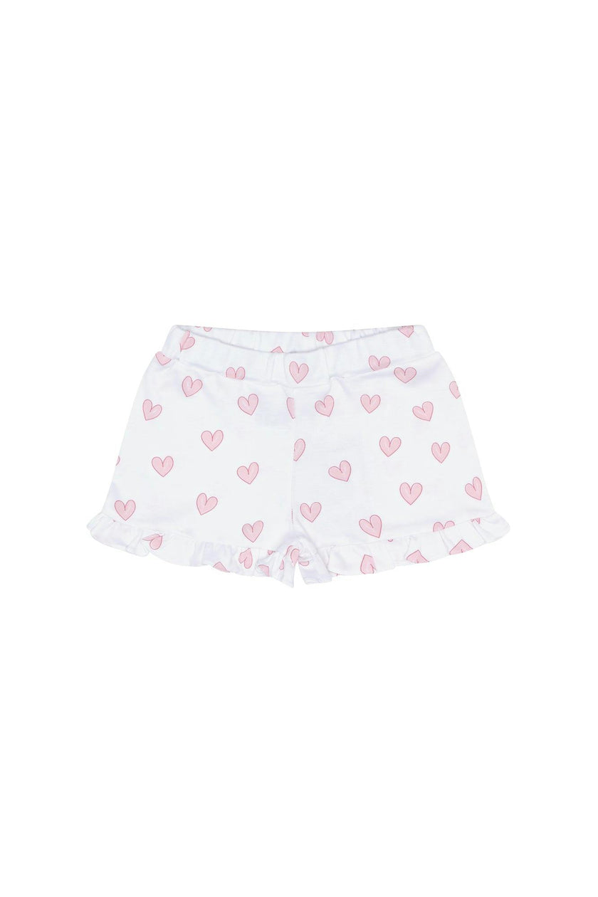 Pink Heart Short Set