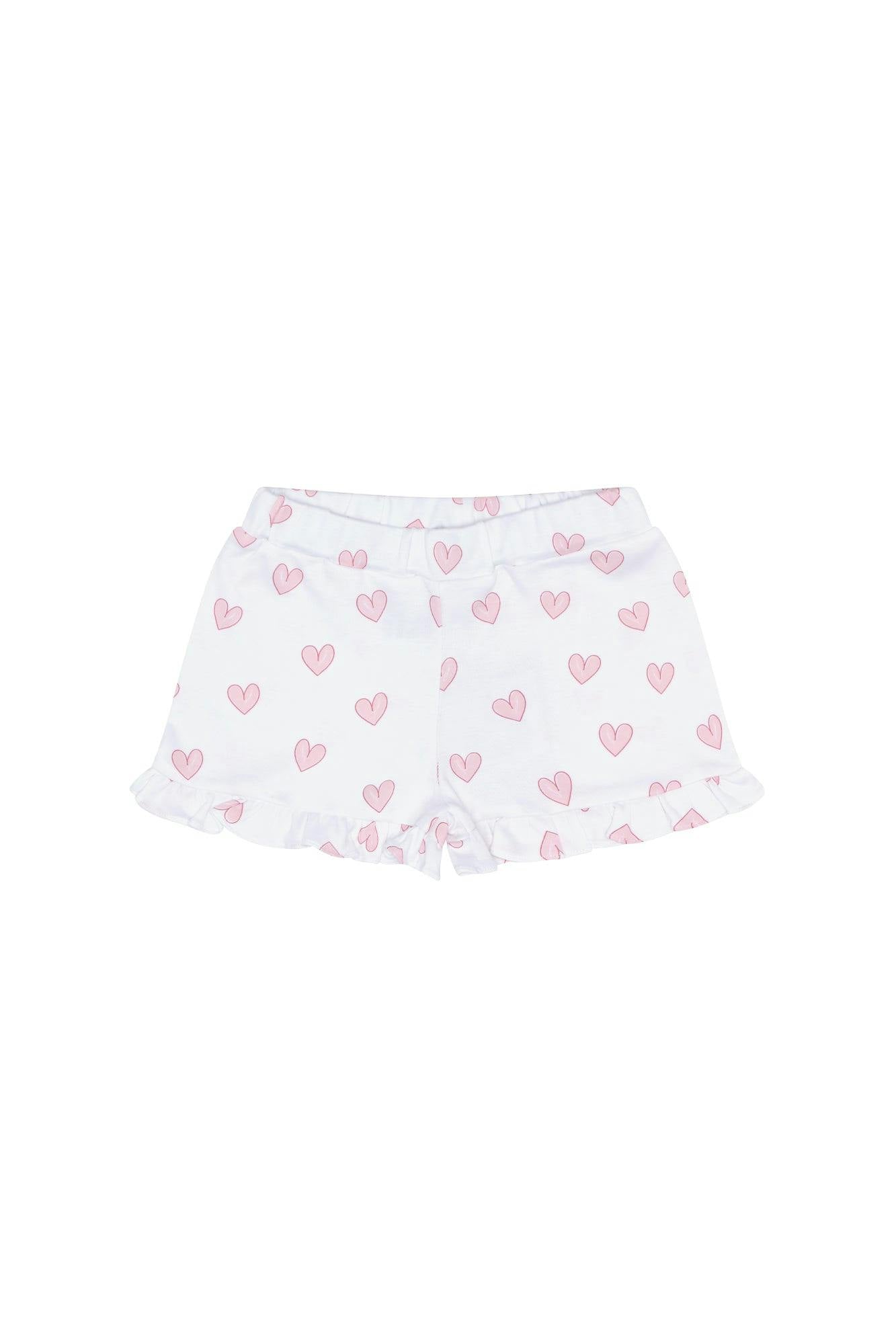 Pink Heart Short Set