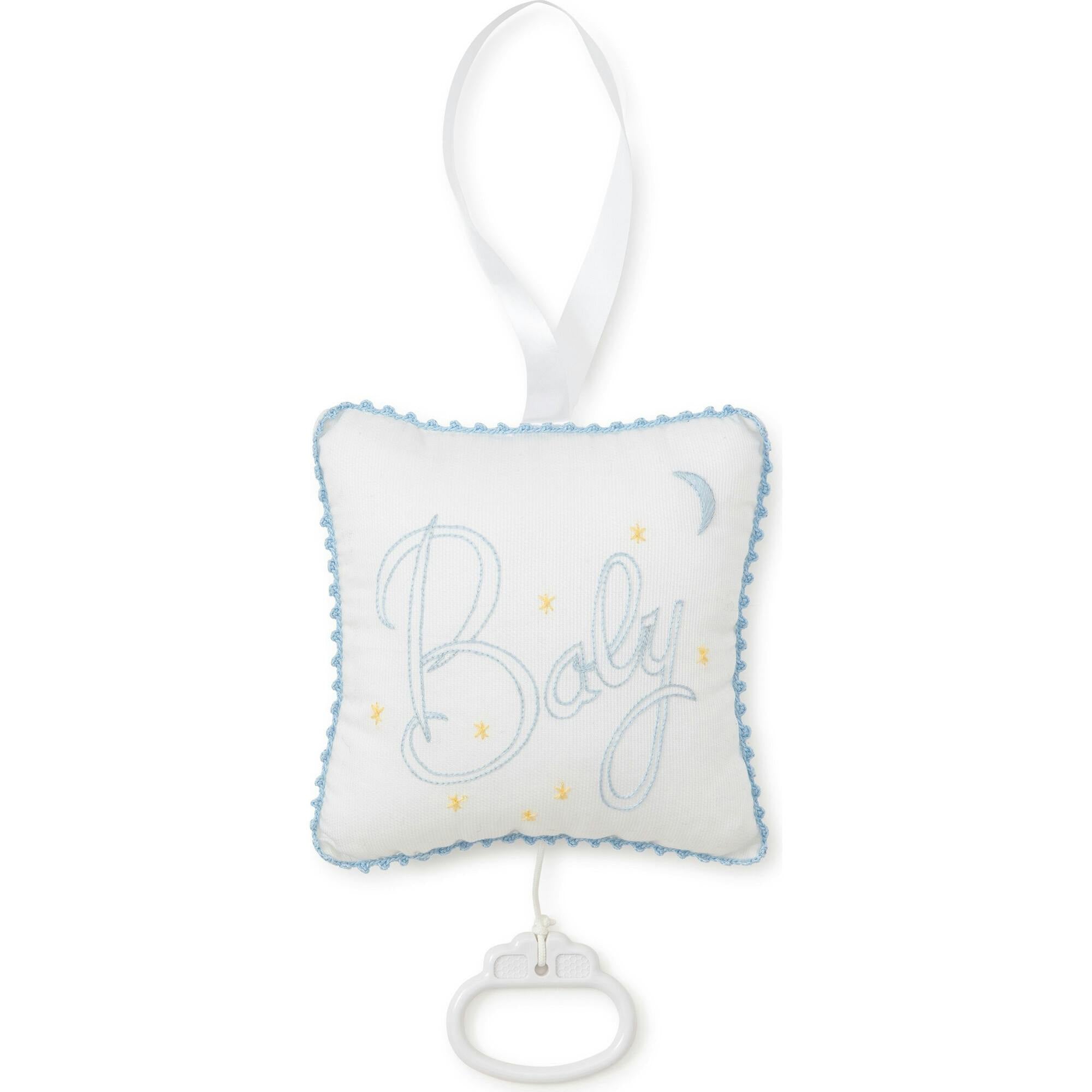 Boys Christening Musical Pillow