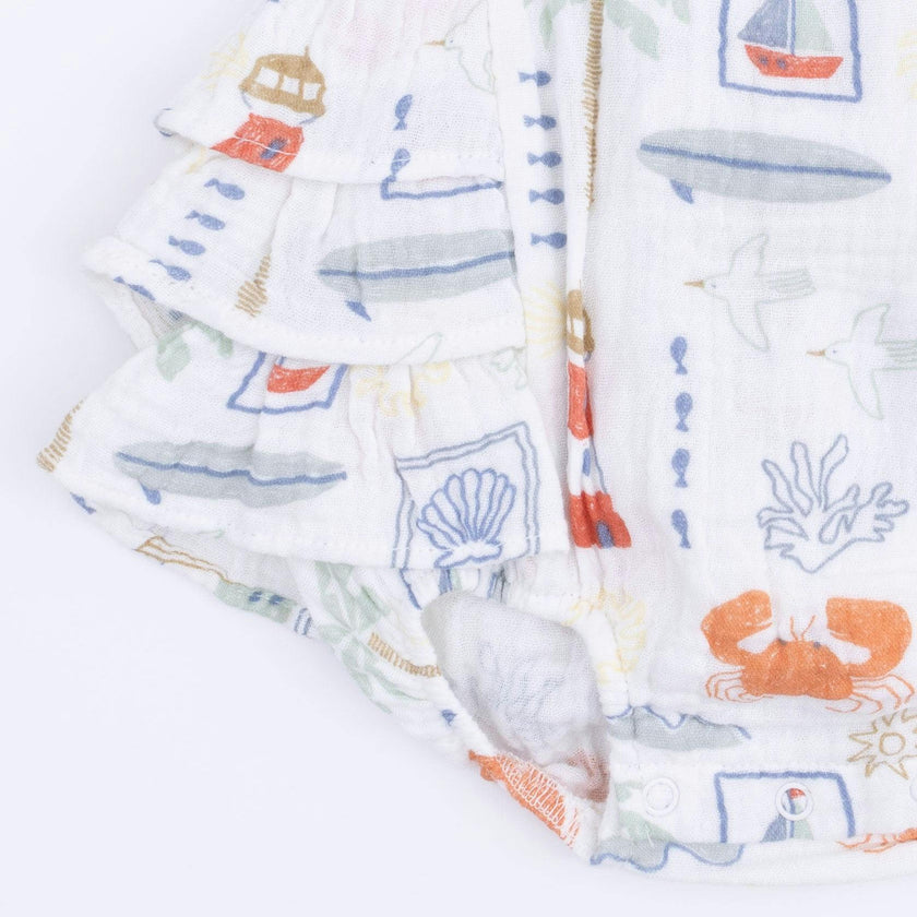 Club Mediterranean - Ruffle Sunsuit