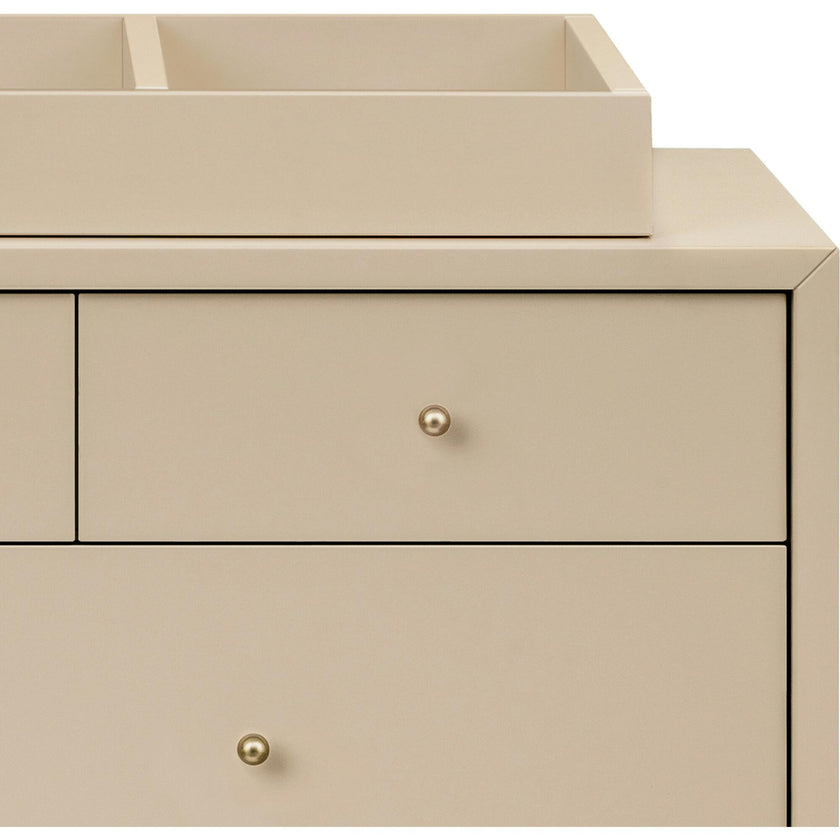 Universal Wide Removable Changing Tray in Taupe