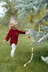 Merlot Occasion Long Sleeve One Piece