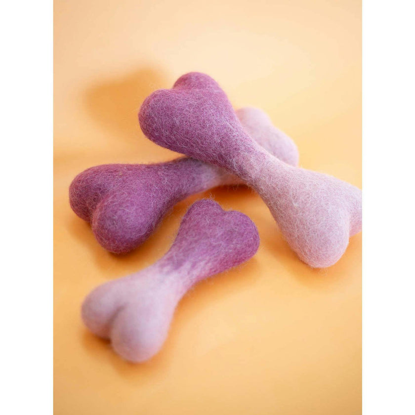 WOOL OMBRE BONE, Purple