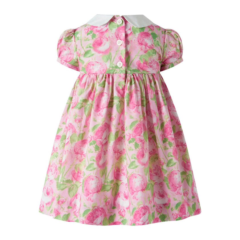 Classic Rose Smocked Dress and Bloomers