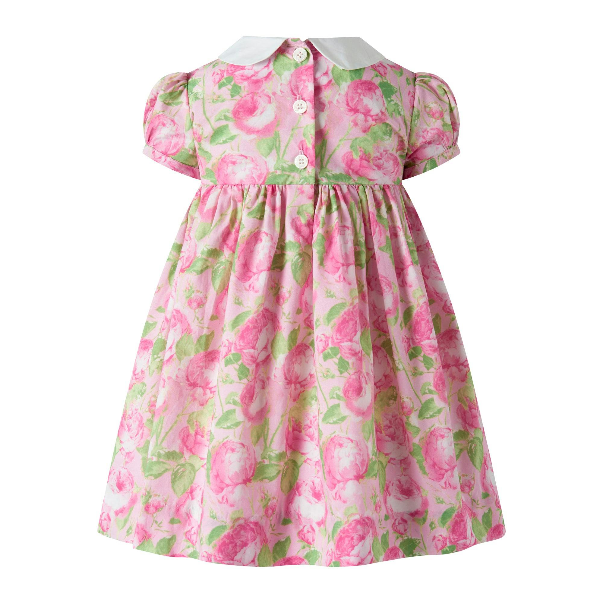 Classic Rose Smocked Dress and Bloomers