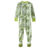 CRUZ Snug-fit Footed Baby Boys Pajamas